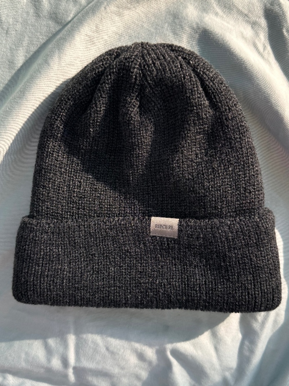 Rip Curl Charcoal Gray Knit Beanie – Cuffed, One Size